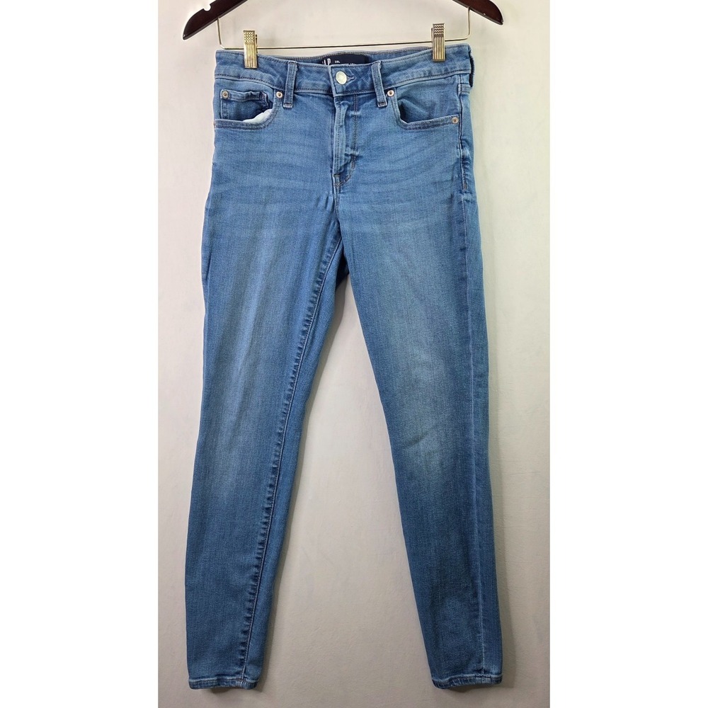 Gap Universal Legging Jeans Women's 28L Blue Cotton Denim Stretch Skinny Leg